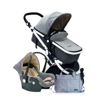 infant car seat+stroller set+1 bag 1222