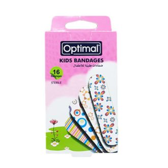 KIDS BANDAGE-FLOWERS-WHITE BACK GROUND