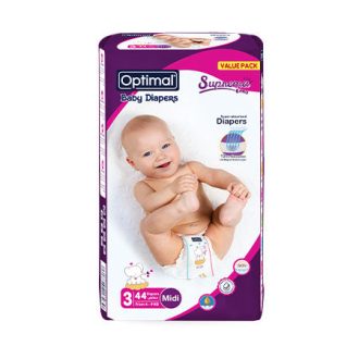 BABY DIAPER (3) MIDI (4-9KG)-value pack-44 pcs