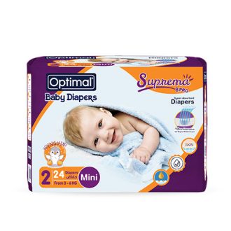 BABY DIAPER(2) MINI (3-6 KG)-24 pcs