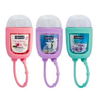 Antibacterial Hand Gel (29ml)-3 scents+silicone holder